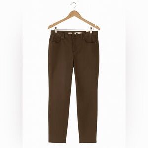 Sonoma New With Tags size 12 long mid-rise brown skinny jeans. Work/ Casual